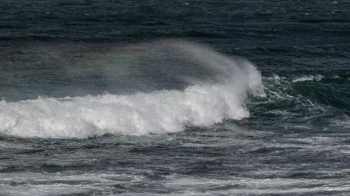 Brechende Welle bei Blönduós