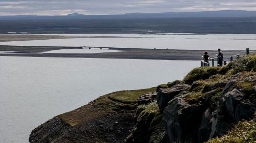 Blick auf die Jökulsárgljúfur Bucht